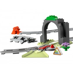 LEGO DUPLO - Železniční tunel a koleje – rozšiřující sada