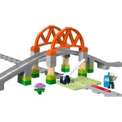 LEGO DUPLO - Železniční most a koleje – rozšiřující sada