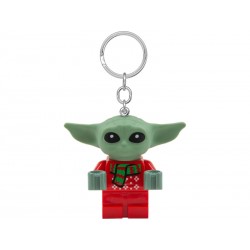 LEGO svítící klíčenka - Star Wars Baby Yoda ve svetru