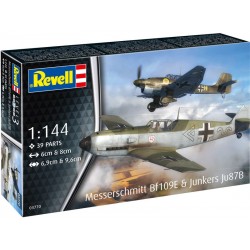 Revell Messerschmitt Bf109E, Junkers Ju87B Stuka (1:144)