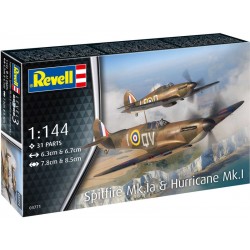 Revell Supermarine Spitfire Mk.Ia, Hawker Hurricane Mk.I...