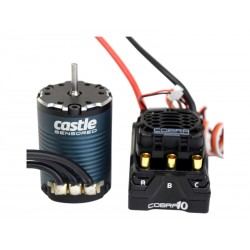 Castle motor 1406 1900ot/V senzored, reg. Cobra 10