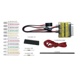 DL8BW - LED osvětlení modelů a maket