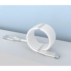 Magnetický samonavíjecí USB nabíjecí kabel (Micro USB)...