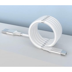 Magnetický samonavíjecí USB nabíjecí kabel (Micro USB)...