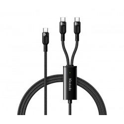 Rychlonabíjecí kabel 2v1 PD (C na C+C)