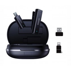 Bezdrátový klopový mikrofon 2,4G Dual-MIC ENC s redukcí...