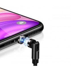 Otočný magnetický kabel Lightning 2,1 A (1 m)