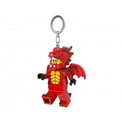 LEGO svítící klíčenka - Červený drak