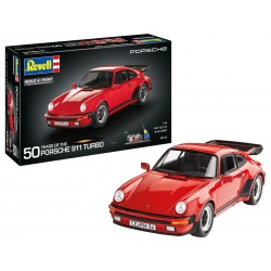 Revell Porsche 911 Turbo (50th Anniversary) (1:24) (Giftset)