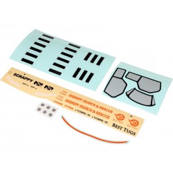 E-flite samolepky: Micro Scrappy 800
