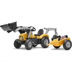 FALK - Šlapací traktor SuperBuilder s nakladačem,...