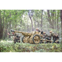 Italeri figurky - Pak 97/38 AT Gun with Crew (1:35)