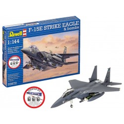 Revell McDonnell F-15E Strike Eagle & bombs (1:144)...
