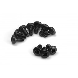 Imbusové šroubky s kulatou hlavou M2x4mm (10 ks)