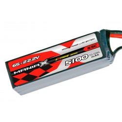 ManiaX Lipol 22.2V 5100mAh 55C