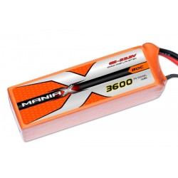 ManiaX Lipol 22.2V 3600mAh 80C