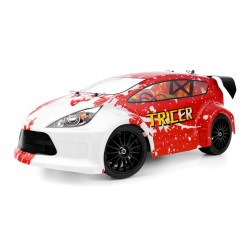 HiMOTO 1:18 Rally TRICER 2,4 GHz RTR set, červená